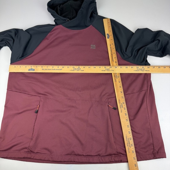 Alaskan Hardgear Womens Size 2X Crosslayer Thermal Fleece Hoodie Red 80279 - Picture 3 of 7